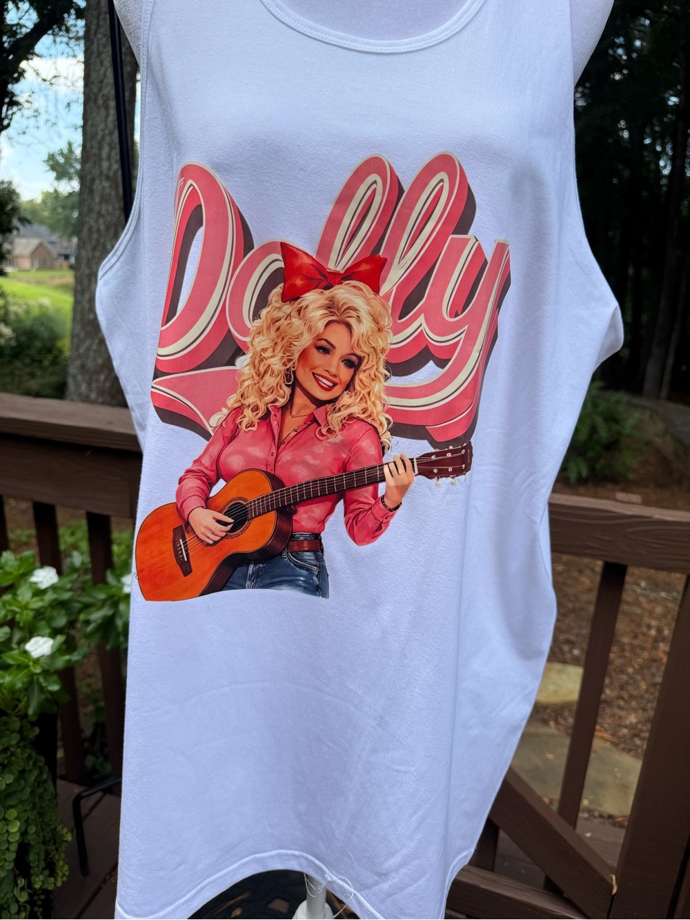 Dolly Pardon Graphic Tee – Pink Dolly Design - Picture 2 of 7